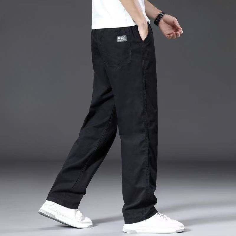 Cargo Pant Wide - 남성 여름 코튼 카고 팬츠 스트레이트