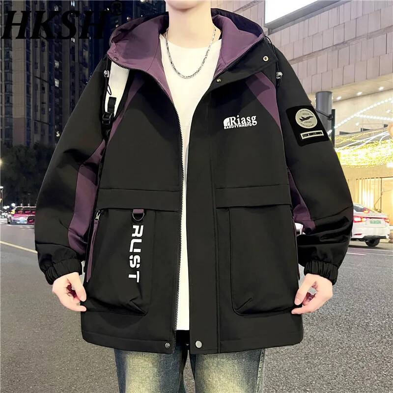 Street Fashion Taiwan - HKSH 봄 가을 새로운 세련된 인스