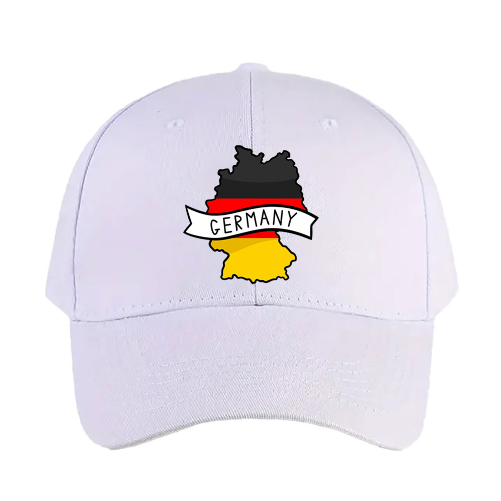 Street Fashion Germany - 독일 국기 지도 여성 남성 야구
