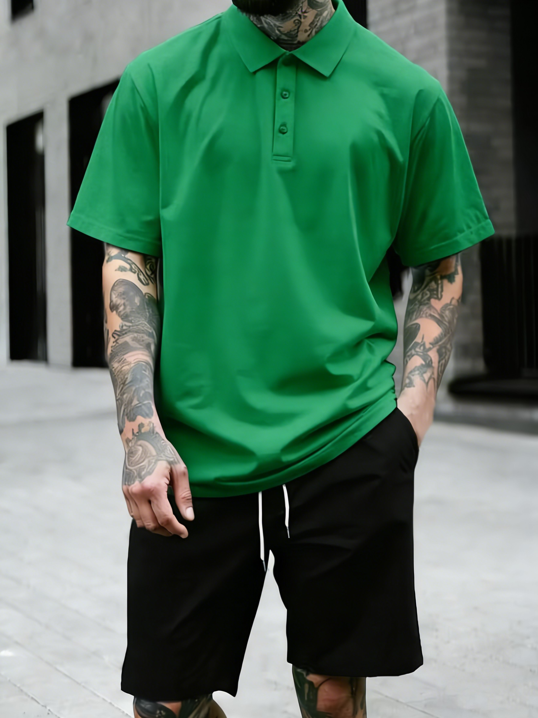 Street Fashion Culture - 4 컬러 여름 루즈 폴로 셔츠