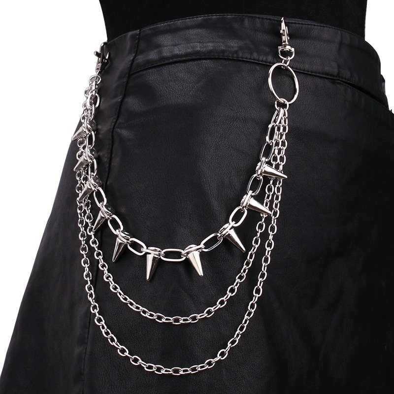 Street Fashion Jewelry - 힙합 펑크 록 메탈 바지 허리