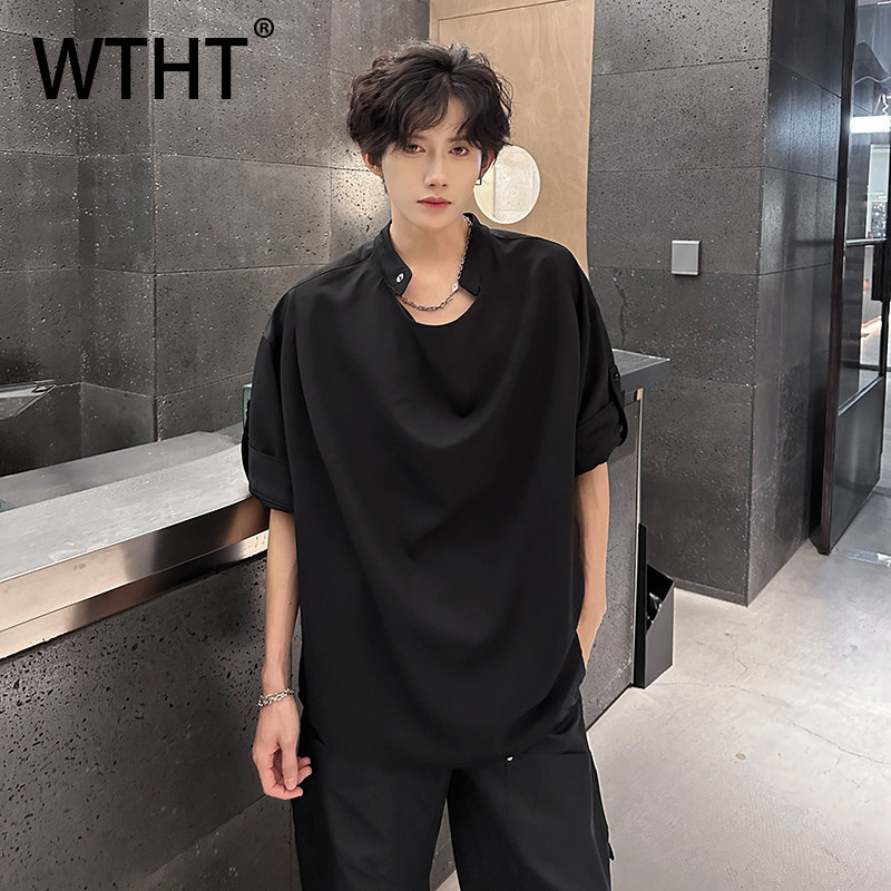 Street Fashion Taiwan - WTHT 패션 2026 여름 남성용 단색