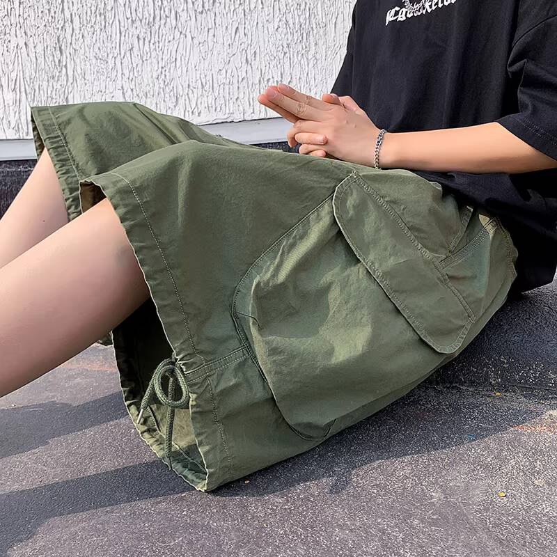 Cargo Pant Wide - 남성 캐주얼 크롭 팬츠 2026 여름