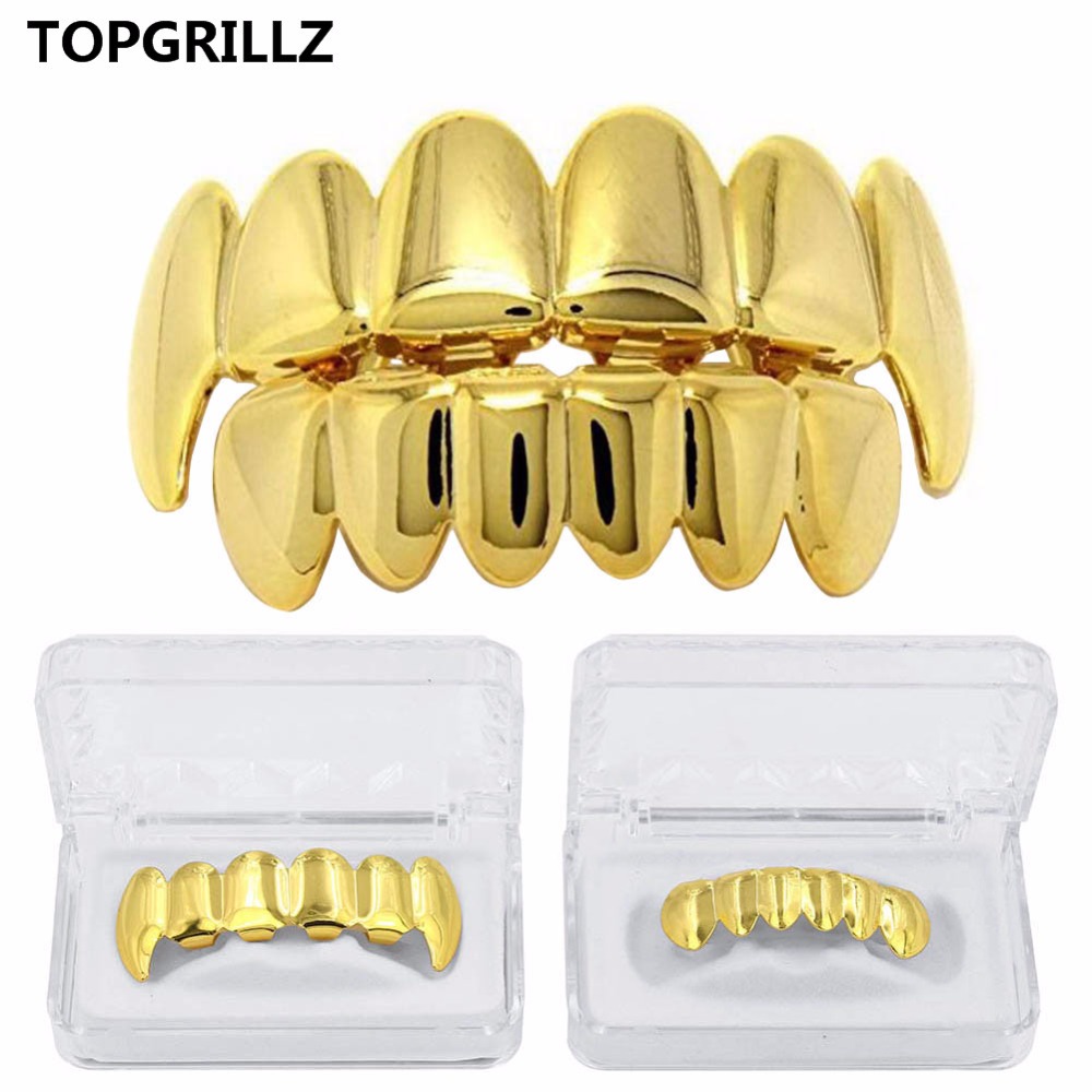 Street Fashion Jewelry - TOPGRILLZ 뉴 피트 로즈 골드 컬러