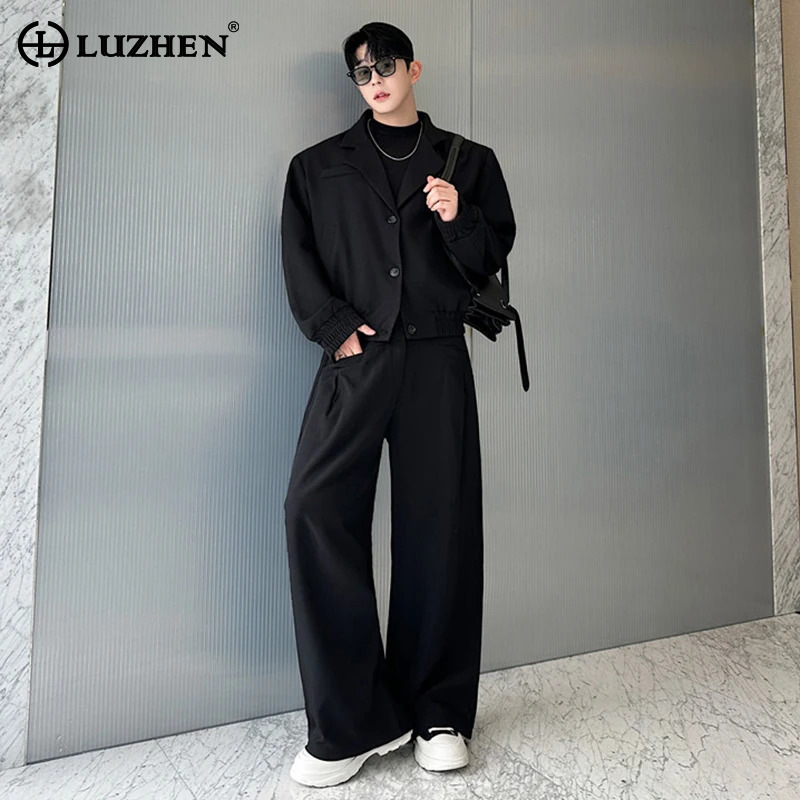 루젠 스프링 블레이저 넥 캐주얼 재킷 남성 패션 202 - Street Fashion For Man 리뷰 및 가격