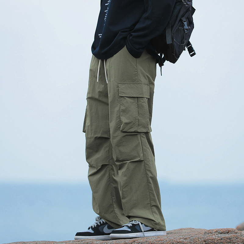 여름 남성용 루즈핏 카고 팬츠 한국 스트릿웨어 남성 스 - Cargo Pant Wide 리뷰 및 가격