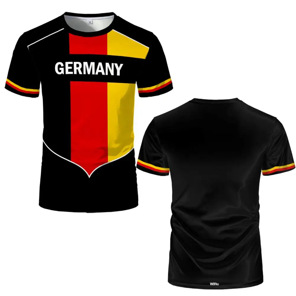 2026 독일 국기 지도 프린트 유니섹스 티셔츠, 3D - Street Fashion Germany 리뷰 및 가격