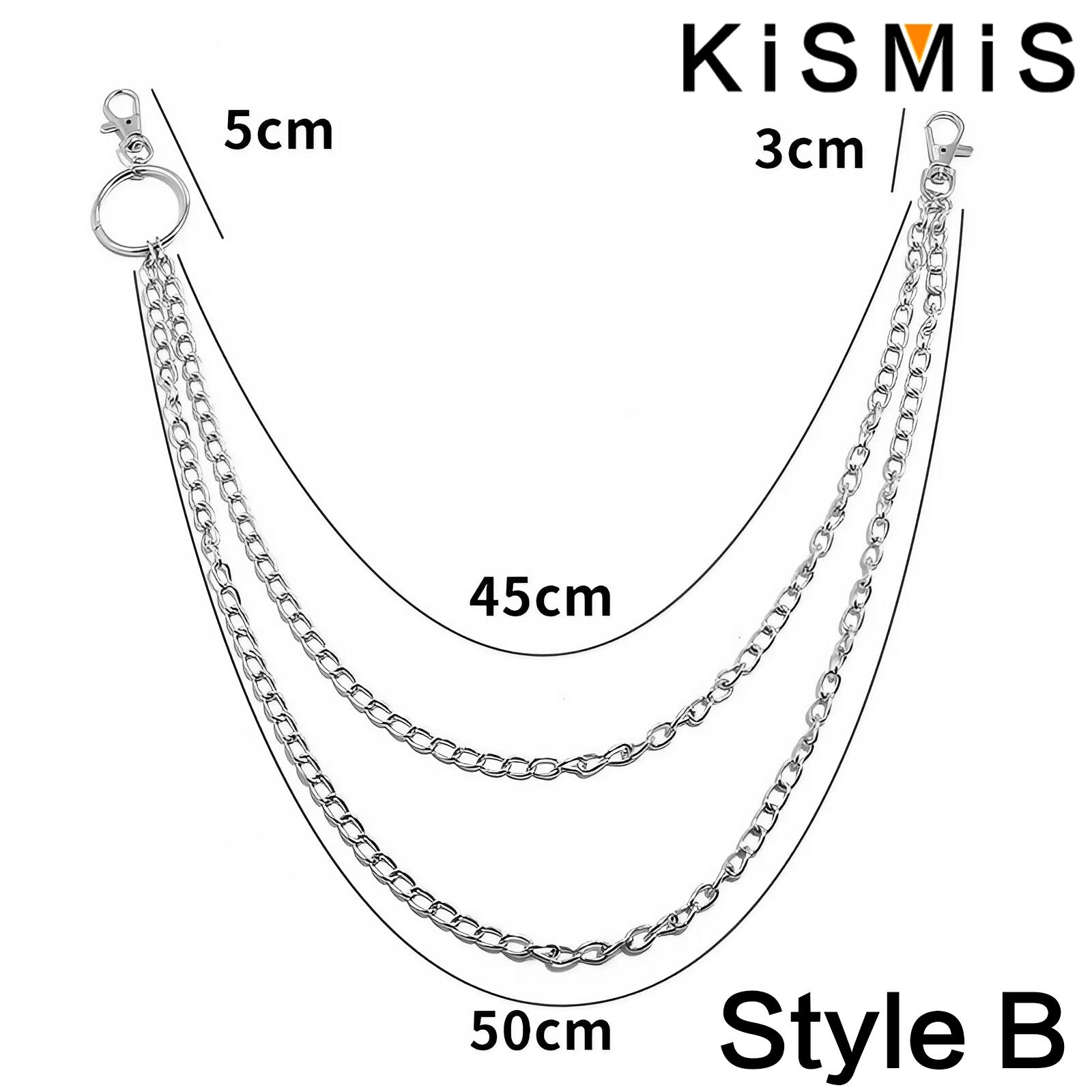 KISMIS 1PC 펑크 스트리트 키 체인 바지 바지  - Street Fashion Jewelry 리뷰 및 가격