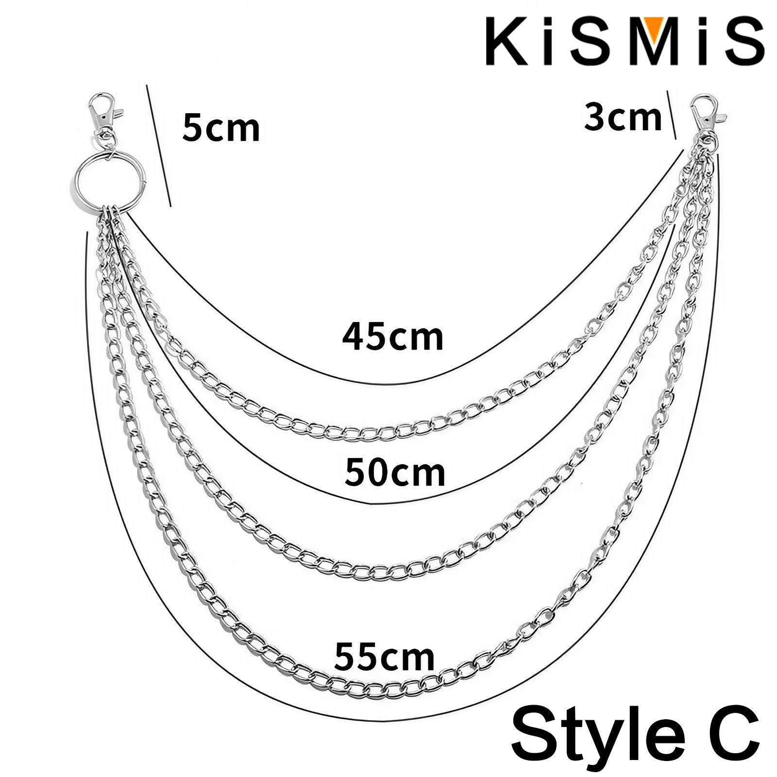KISMIS 1PC 펑크 스트리트 키 체인 바지 바지  - Street Fashion Jewelry 리뷰 및 가격