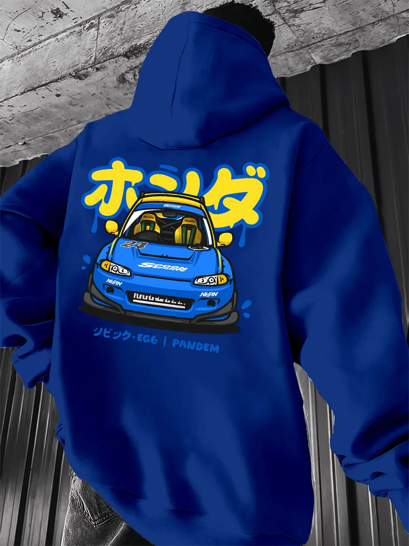 빈티지 JDM 드리프트 레이싱카 일본 그래피티 텍스트  - Street Fashion Culture 리뷰 및 가격