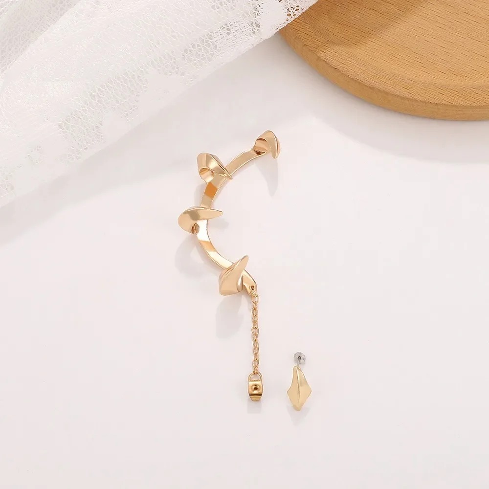 다크 데몬 날카로운 이빨 귀걸이, 싱글 이어커프, 힙합 - Street Fashion Earrings 리뷰 및 가격