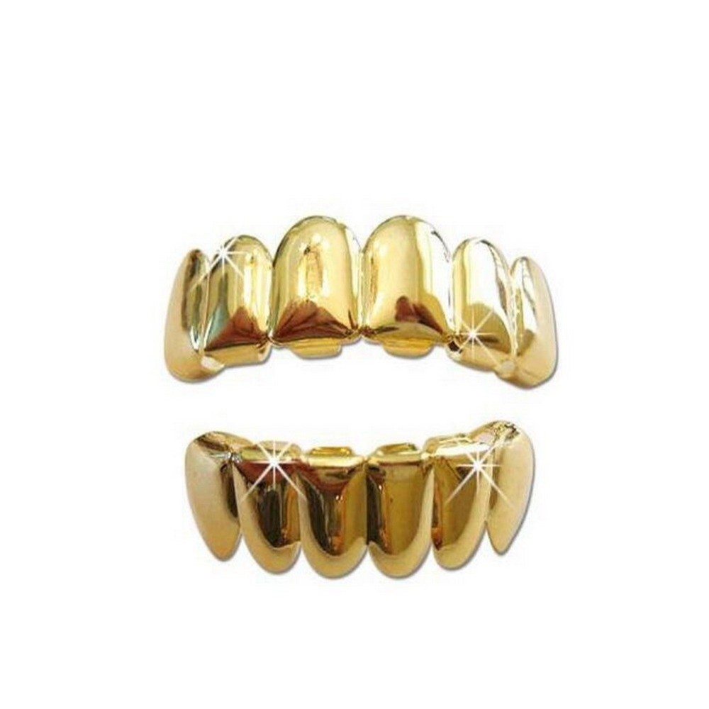 힙합 8/6 블랙 컬러 치아 그릴즈 펑크 스타일 상하  - Street Fashion Jewelry 리뷰 및 가격