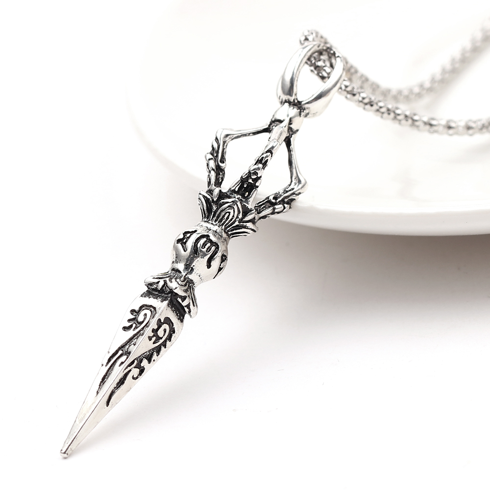 빈티지 펑크 스타일 악마를 백로치는 절구기 목걸이, 개 - Street Fashion Jewelry 리뷰 및 가격