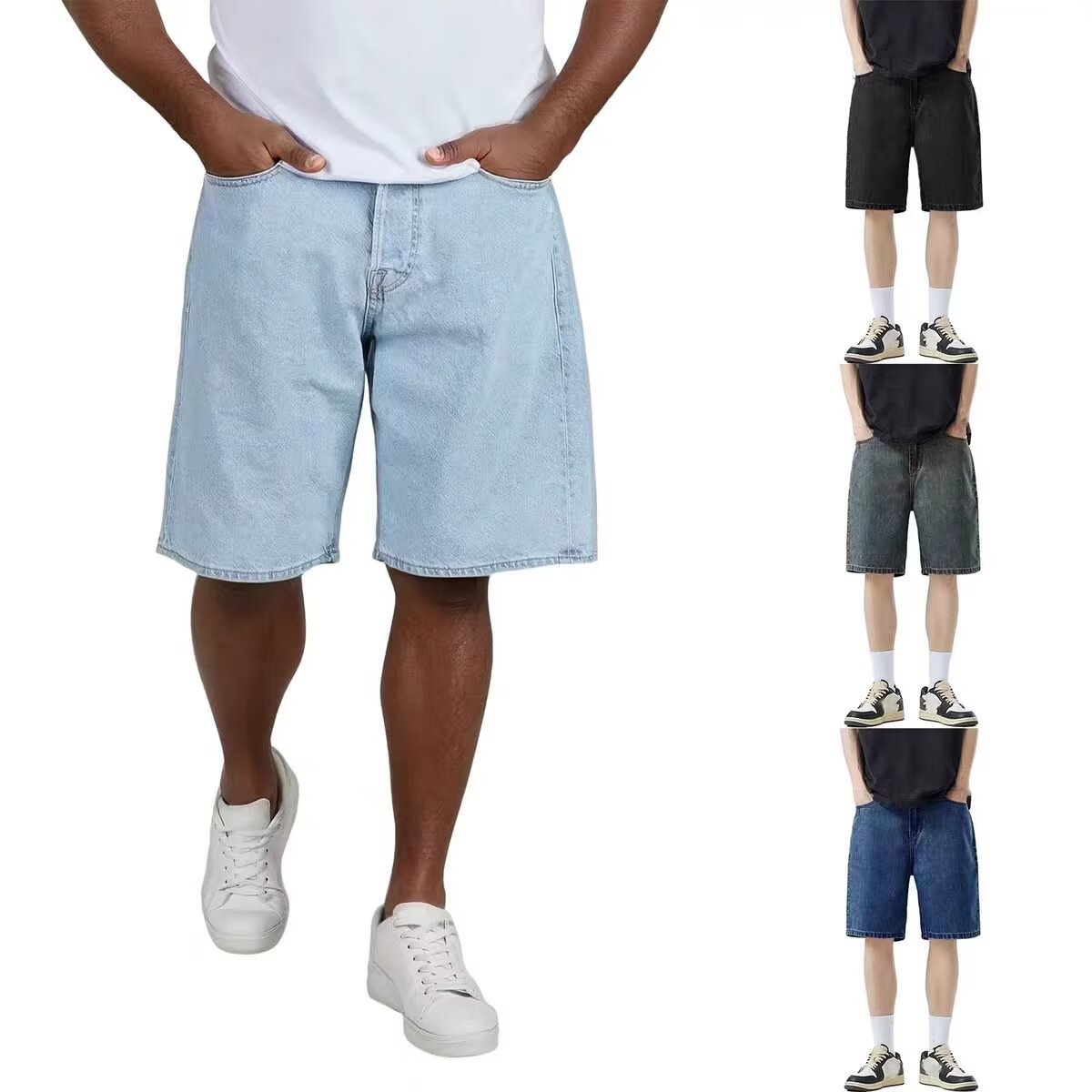2026년 신상 한국 스타일 빈티지 남성 청바지 여름  - Cargo Pant Wide 리뷰 및 가격