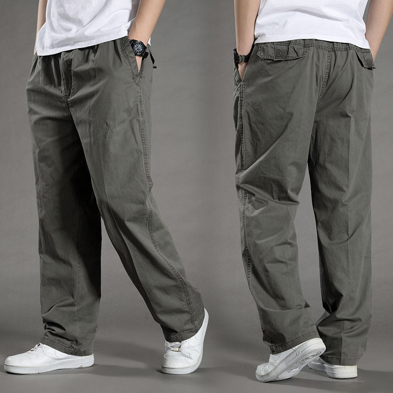 남성용 캐주얼 카고 팬츠, 루즈핏, 용수철 가을, 면  - Cargo Pant Wide 리뷰 및 가격