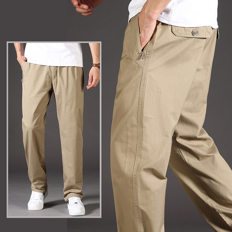 남성용 캐주얼 카고 팬츠, 루즈핏, 용수철 가을, 면  - Cargo Pant Wide 리뷰 및 가격