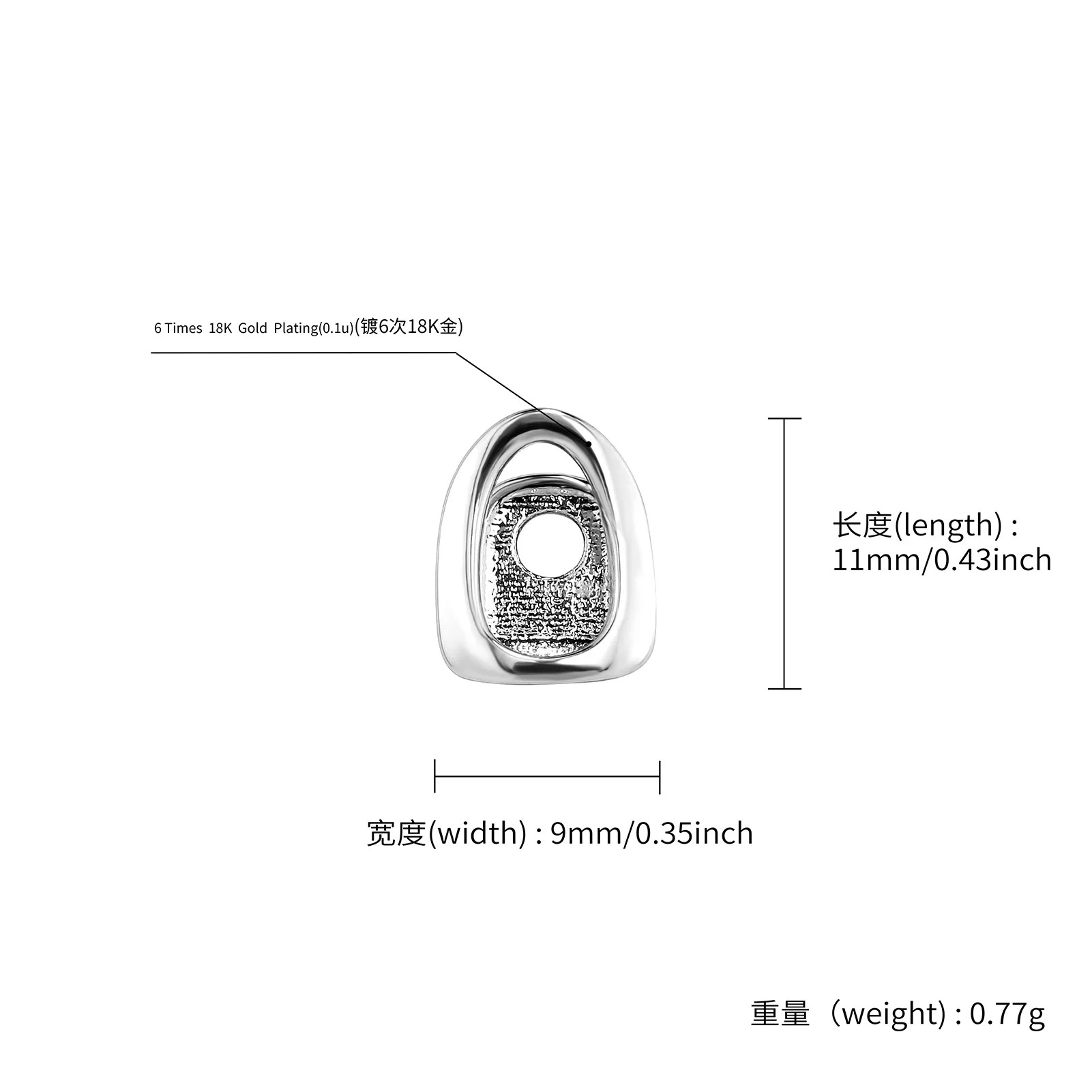 골드 컬러 메탈 힙합 래퍼 싱글 샤클 이빨 그릴즈 캡  - Street Fashion Jewelry 리뷰 및 가격