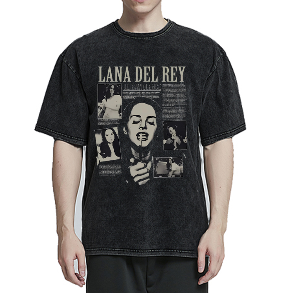 가수 Lana Del Rey 워시 티셔츠 하라주쿠 남성 - Street Fashion Mood 리뷰 및 가격