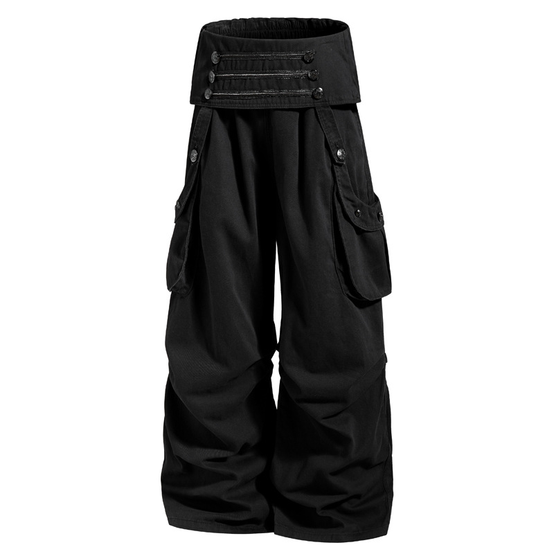 남성용 패션 카고 힙합 바지, 멀티 포켓, 루즈핏, Y - Cargo Pant Wide 리뷰 및 가격