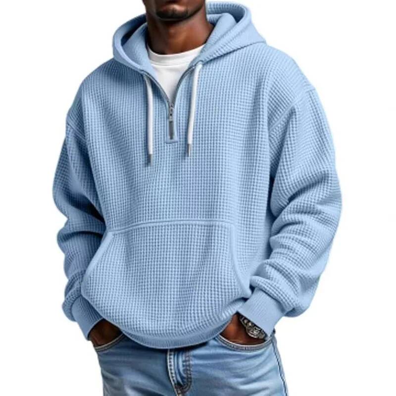 2026 봄 가을 신상 남성 와플 탑 스트리트 휴가용  - Street Fashion Taiwan 리뷰 및 가격